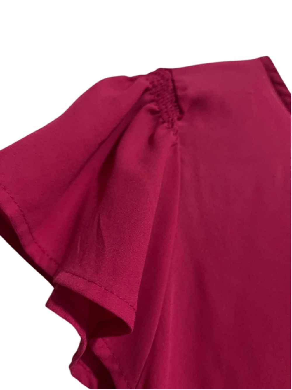 EUC Women's PAPERMOON Fuchsia Blouse L - Picture 3 of 7